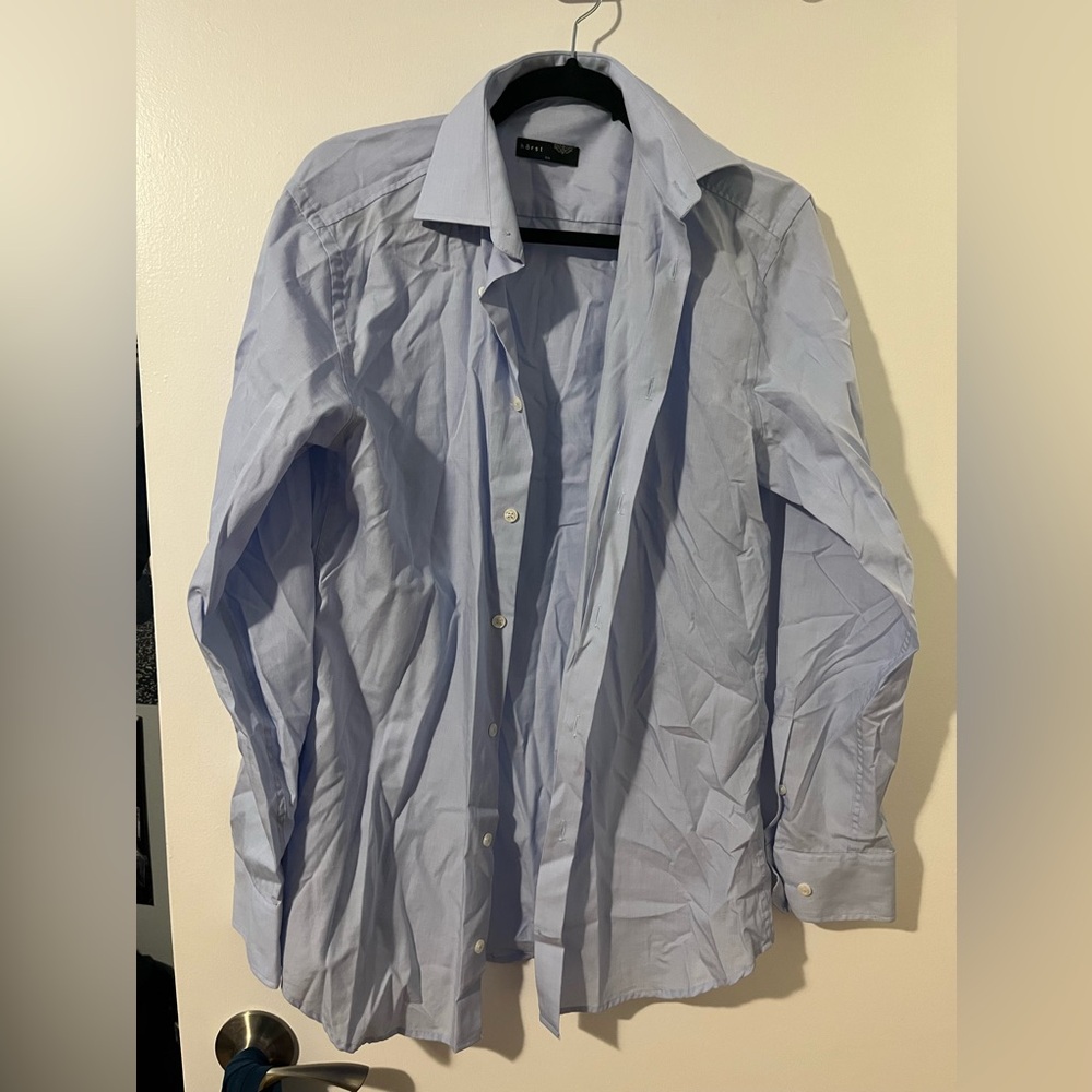Men's Blue Dress Shirt